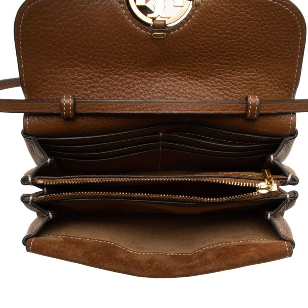 Tory Burch Leather Miller Flap Crossbody - Picture 6 of 15